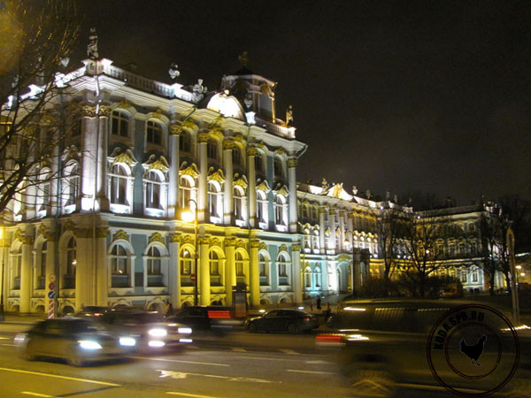 Ночной Петербург - Зимний дворец